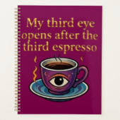 Modern Mystic Coffee Art My third eye collection Planner (Voorkant)