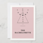 Modern Mystic Tarot Fortune Bachelorette Party Kaart (Voorkant)