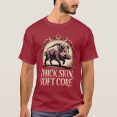 Modern Mystics Boar  – Thick Skin, Soft Core T-shirt (Voorkant)