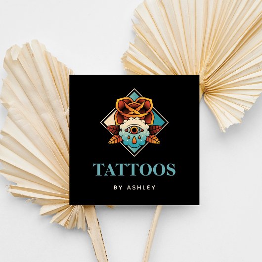 Modern Mystique Third Eye Magic Tattoo Artiest Coo Vierkante Visitekaartje