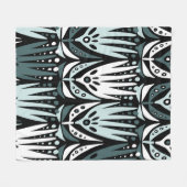Modern naadloos abstract patroon met simp fleece deken (Voorkant (Horizontaal))