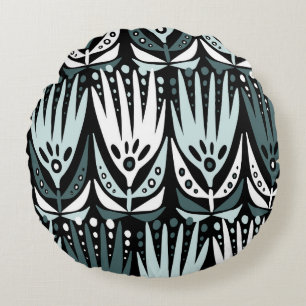 Modern naadloos abstract patroon met simp rond kussen