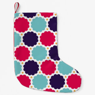 modern naadloos kleurrijk wolkenpatroon met geomet kleine kerstsok