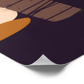  modern naadloos patroon met esthet poster (Hoek)