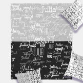 modern naampatroon halfgrijs halfgrijs fleece deken