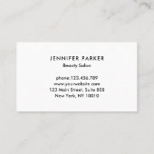 Modern Nagellack Loyalität Salon Visitenkarte Visitekaartje