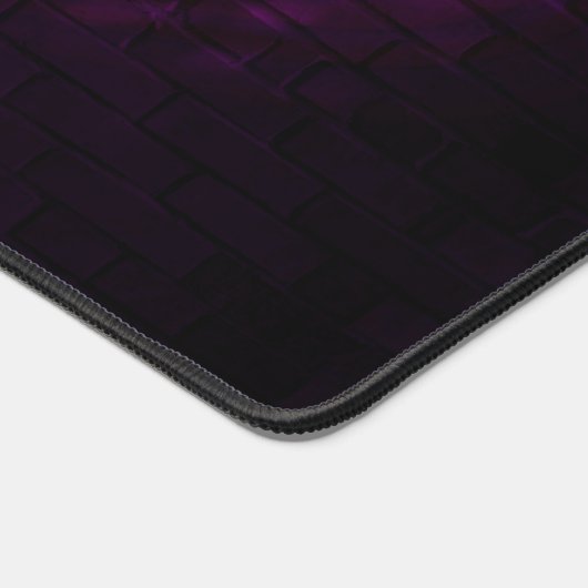 Modern Nail Art Nails Salon Manicure Neon Paarse Bureaumat (Hoek)