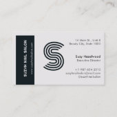 Modern Nail Poolse set Nail Salon Visitekaartje (Achterkant)