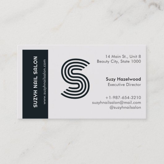 Modern Nail Poolse set Nail Salon Visitekaartje (Achterkant)