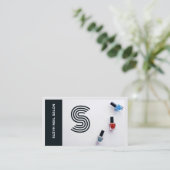 Modern Nail Poolse set Nail Salon Visitekaartje (Staand voorkant)