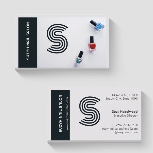 Modern Nail Poolse set Nail Salon Visitekaartje