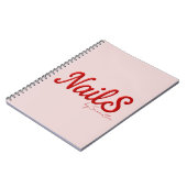 Modern Nail Salon Artist Notitieboek (Linkerzijde)