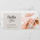 Modern Nail Tech Beauty Salon Gift Kaart (Voorkant)