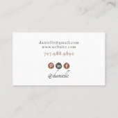 Modern Nail Tech Visitekaartje (Achterkant)
