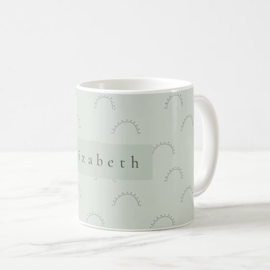 Modern Name Mug  Koffiemok (Voorkant rechts)