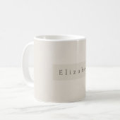 Modern Name Mug  Koffiemok (Voorkant links)