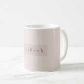 Modern Name Mug Koffiemok (Voorkant rechts)