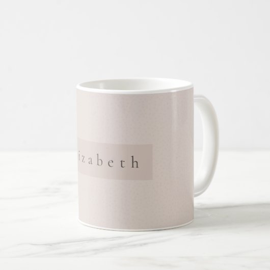 Modern Name Mug Koffiemok (Voorkant rechts)