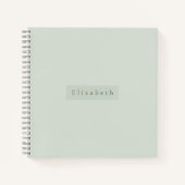 Modern Name  Notebook Notitieboek (Voorkant)