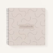 Modern Name Notebook Notitieboek (Voorkant)