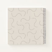 Modern Name Notebook  Notitieboek (Achterkant)