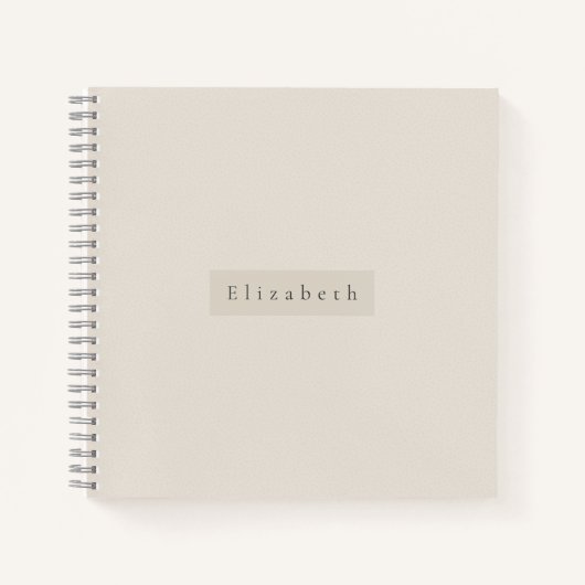 Modern Name Notebook Notitieboek (Voorkant)
