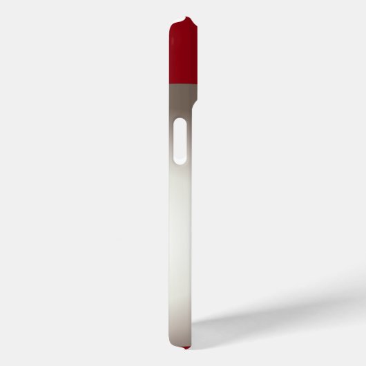 Modern Name Red Baseball Case-Mate iPhone Case (Achterkant / Rechts)