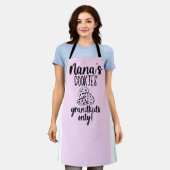 Modern Nana's Cookies All-Over Print Schort Roze (Gedragen)
