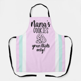Modern Nana's Cookies All-Over Print Schort Roze