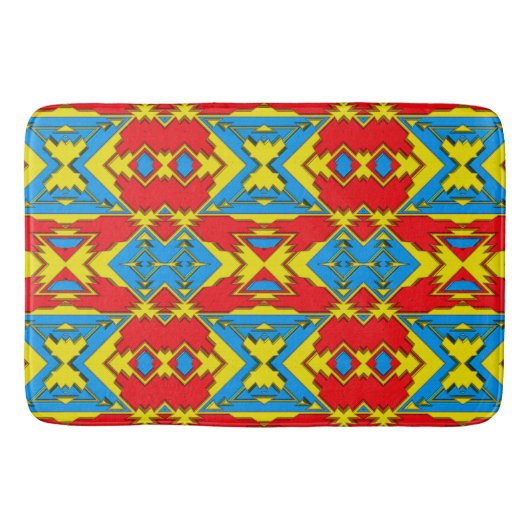 Modern Native American 12 Bath Mat (Voorkant)