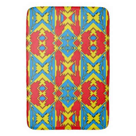 Modern Native American 12 Bath Mat (Voorkant Verticaal)