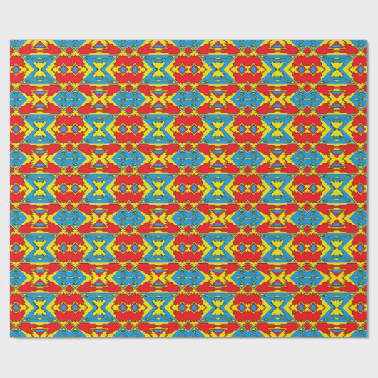 Modern Native American 12 Wrapping Paper Cadeaupapier (Vlak)