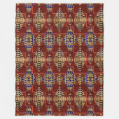Modern Native American 16 Fleece Deken (Voorkant)