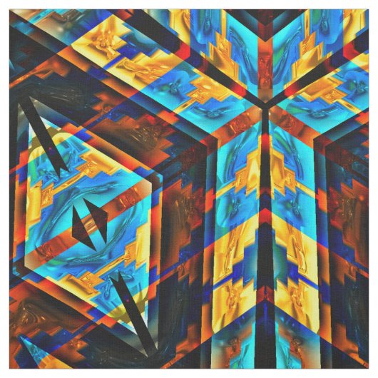 Modern Native American 18 Custom Fabric Stof (Swatch)