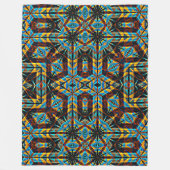 Modern Native American 18 Fleece Deken (Voorkant)