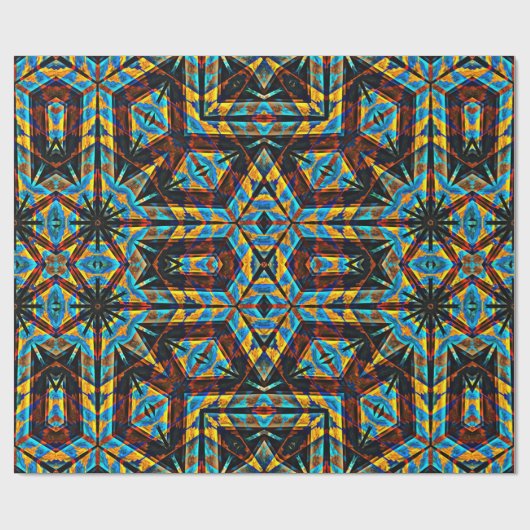 Modern Native American 18 Wrapping Paper Cadeaupapier (Vlak)