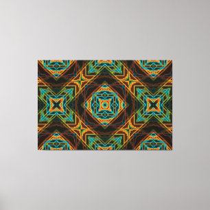 Modern Native American 19 Wrapped Canvas