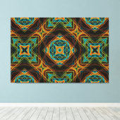 Modern Native American 19 Wrapped Canvas Afdruk (Insitu (Houten vloer))