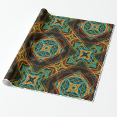 Modern Native American 19 Wrapping Paper Cadeaupapier (Uitgerold)