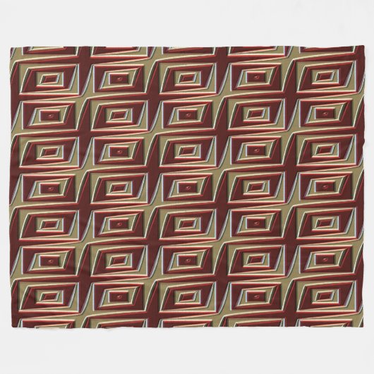 Modern Native American 21 Fleece Deken (Voorkant (Horizontaal))