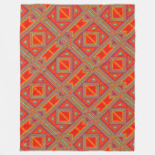 Modern Native American 22 Fleece Deken (Voorkant)