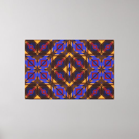Modern Native American 24 Wrapped Canvas Afdruk (Voorkant)