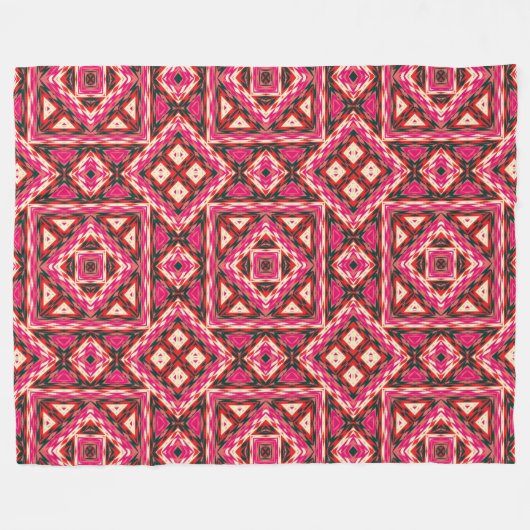 Modern Native American 27 Fleece Deken (Voorkant (Horizontaal))