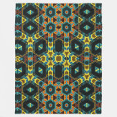 Modern Native American 2 Fleece Deken (Voorkant)