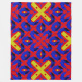 Modern Native American 30 Fleece Deken (Voorkant)