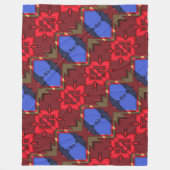 Modern Native American 34 Fleece Deken (Voorkant)