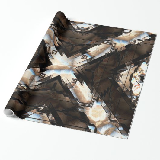 Modern Native American 35 Cadeaupapier (Uitgerold)