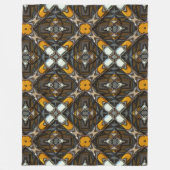 Modern Native American 3 Fleece Deken (Voorkant)