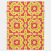 Modern Native American 8 Fleece Deken (Voorkant)