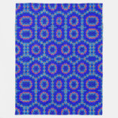 Modern Native American 9 Fleece Deken (Voorkant)